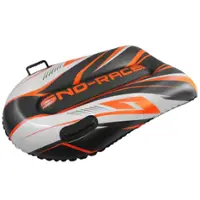 Salus Brands, LLC - CocoNut Outdoor: Orange Cyclone Toboggan Snow Sled - 48x31" Blue-Black-White - Winter Inflatable - Front_Zoom