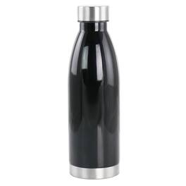 Gibson - Home Dunneally 23 Ounce Plastic Water Bottle with Lid - Black