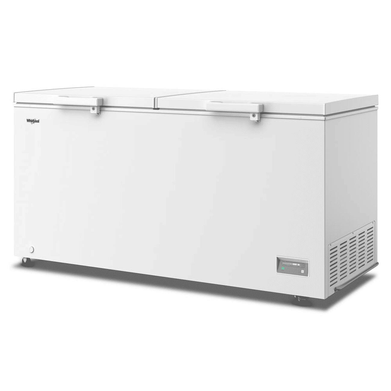 Left. Whirlpool - Whirlpool 19 cu. ft. Convertible Freezer-to-Fridge Chest Freezer with 4 Storage Baskets - White.