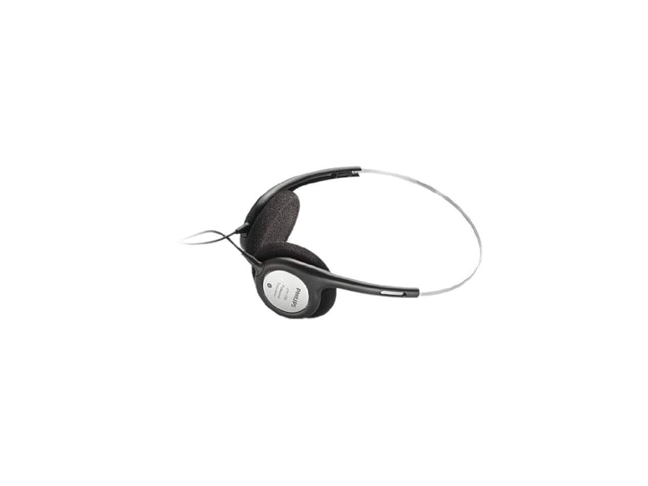 Philips - LFH2236/00 Supra-aural Ultra Light Weight Headphones, black - Unknown