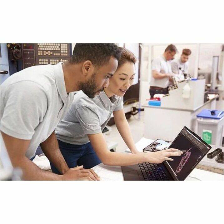 Alt View 7. Lenovo - Lenovo ThinkPad P14s Gen 5 21ME0013US 14" Mobile Workstation - 2.8K - AMD Ryzen 7 PRO 8840HS - 64 GB - 1 TB SSD - Englis - Black.