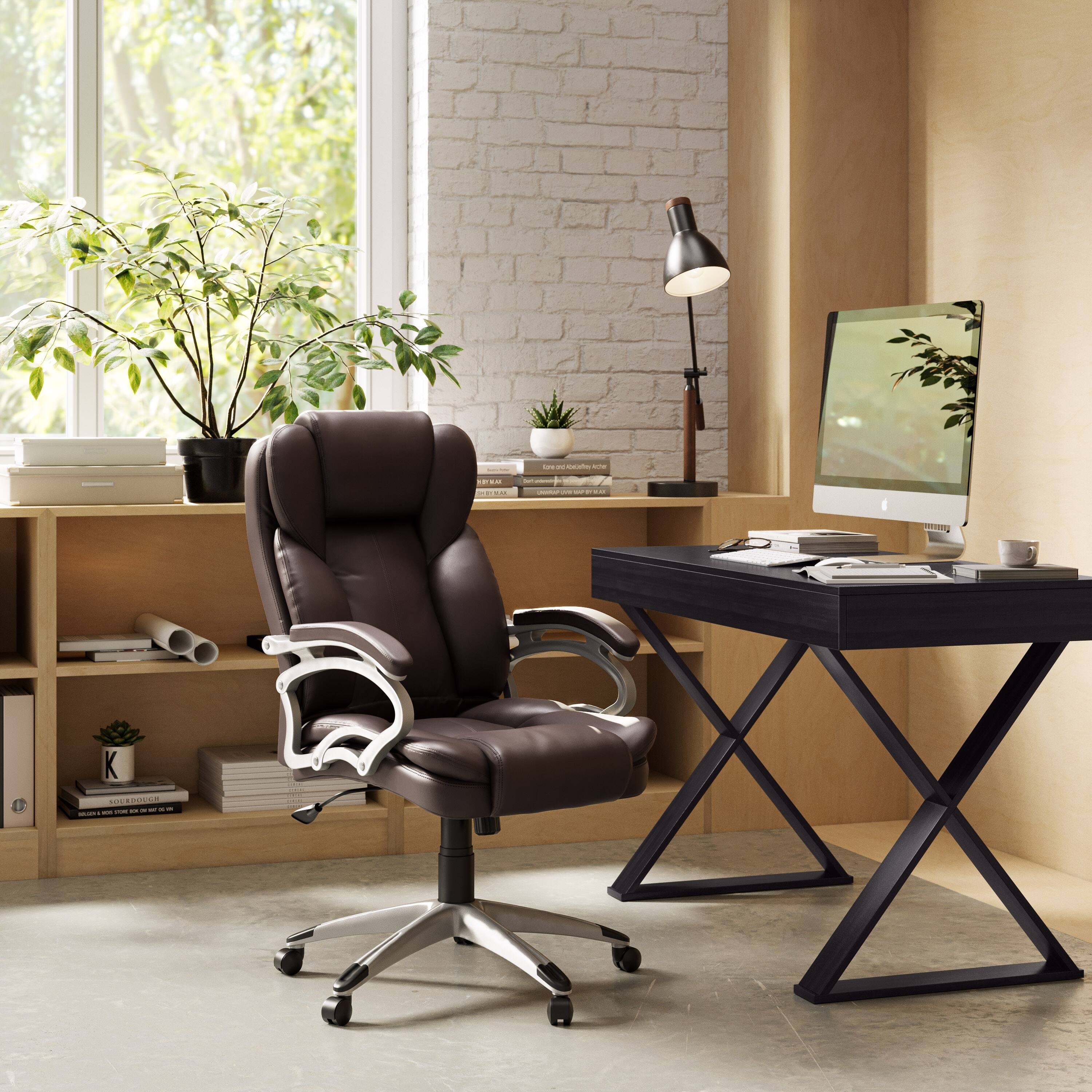 Alt View 11. CorLiving - Executive Office Chair - Espresso.