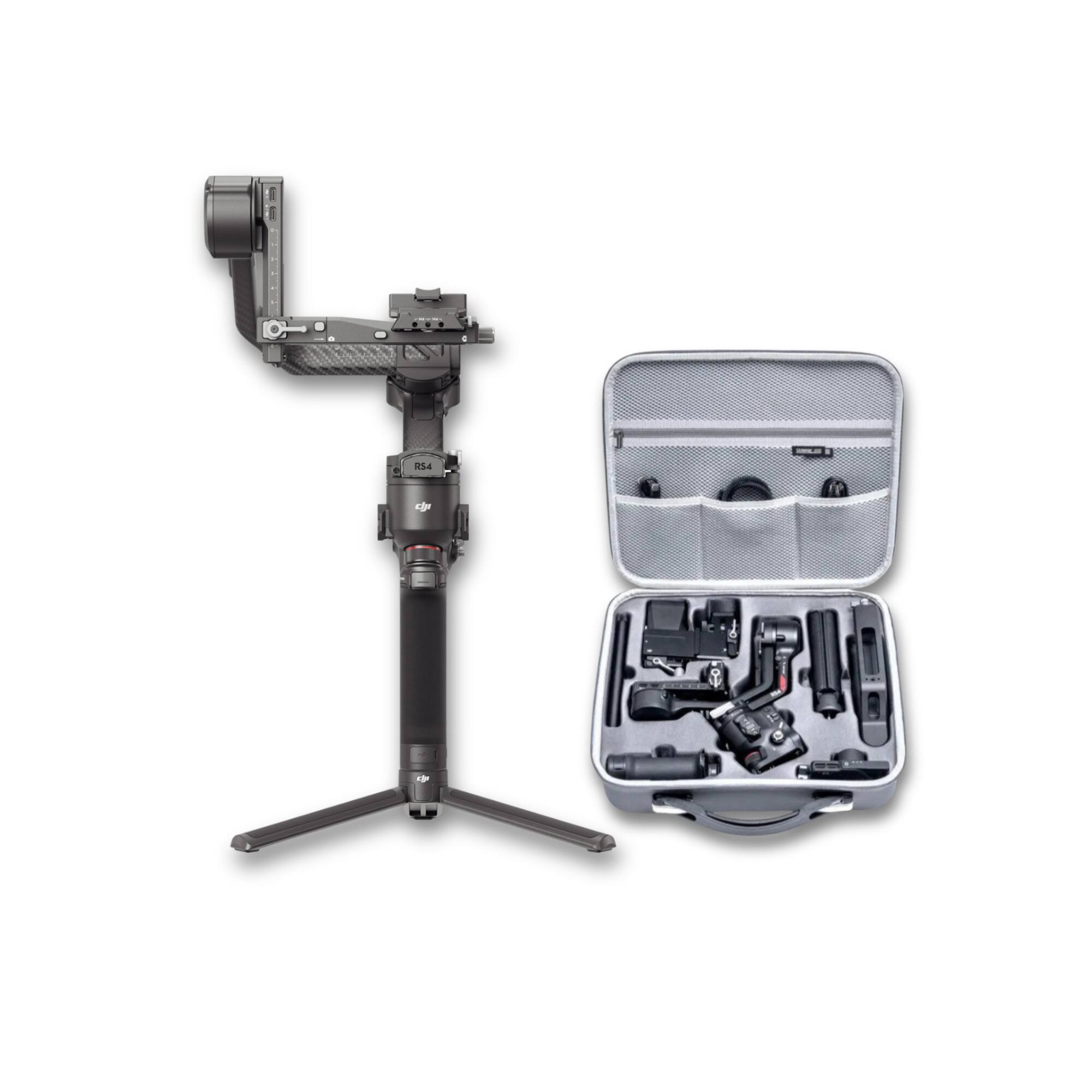 Front. DJI - DJI RS 4 Pro Flagship Stabilizer 2nd-Gen Vertical Shooting for Film Bundle.