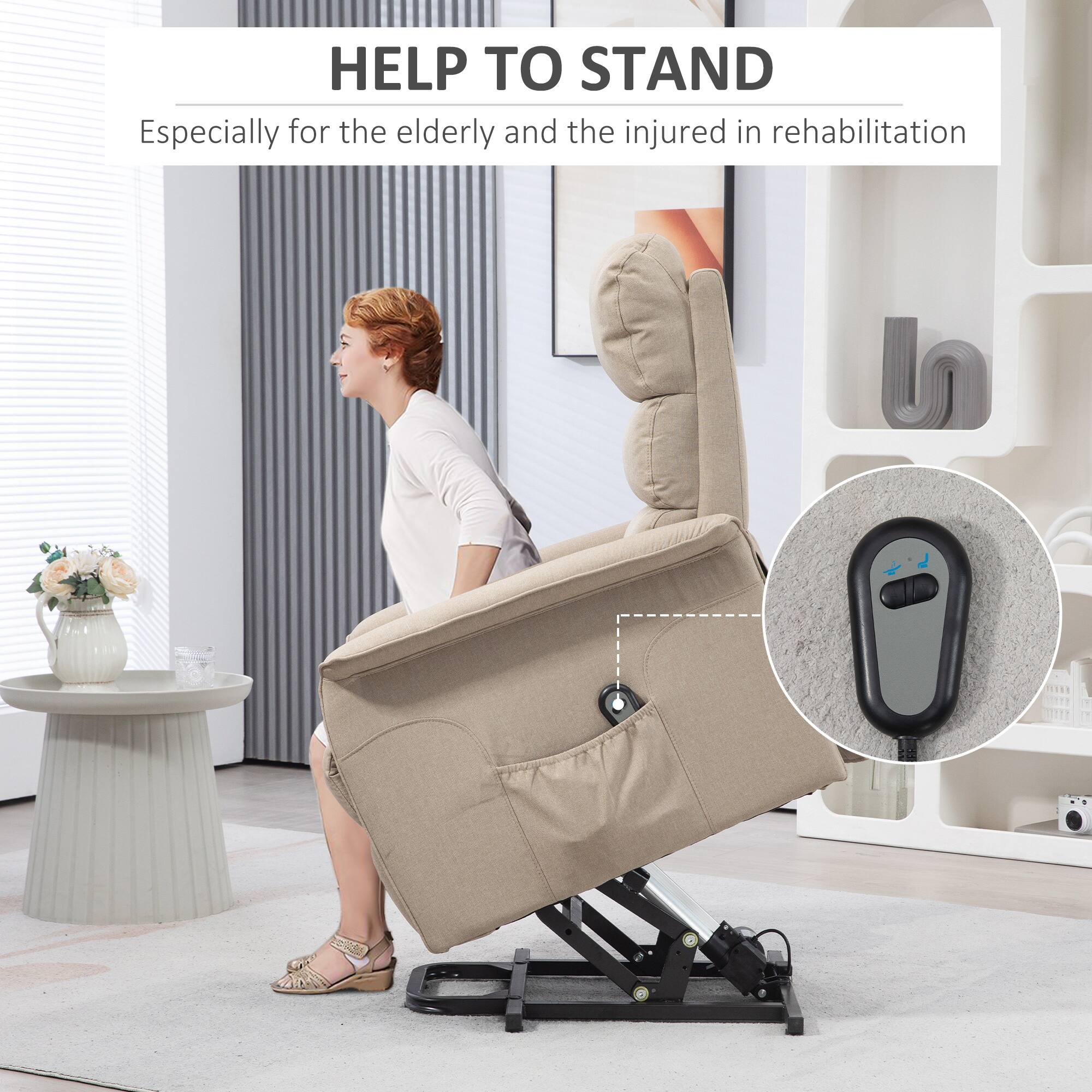 HELP TO STAND
Especially for the elderly and the injured in rehabilitation