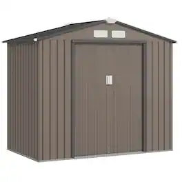 Outsunny - x 4' Outdoor Storage Shed