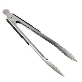 Kuhn Rikon - Essential Precision Tongs with Stainless Steel Grips - Silver