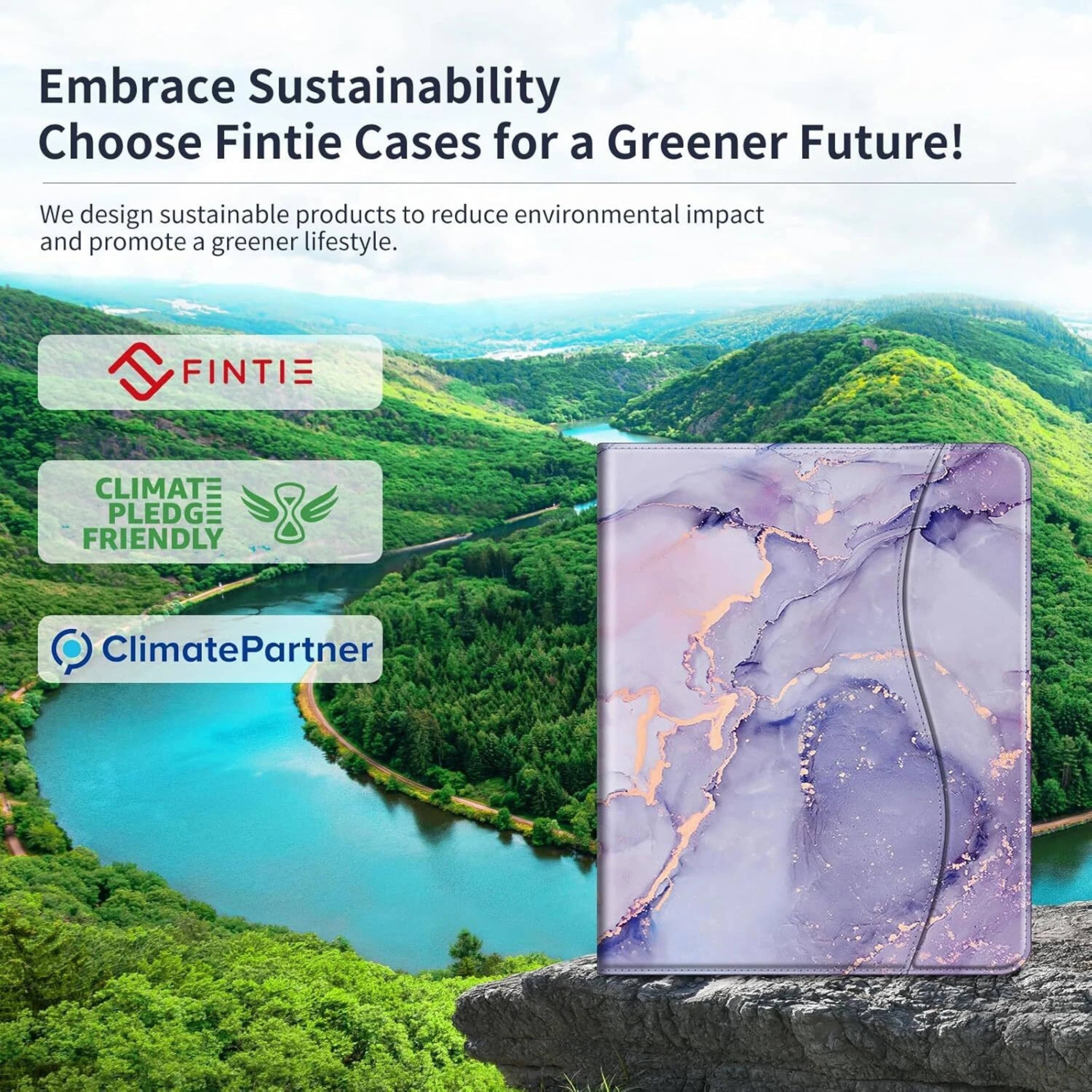 Alt View 1. Kitcheniva - Stand Case For iPad Pro M4 2024 Folio Cover With Pencil Holder 13 Inch Purple - Purple.