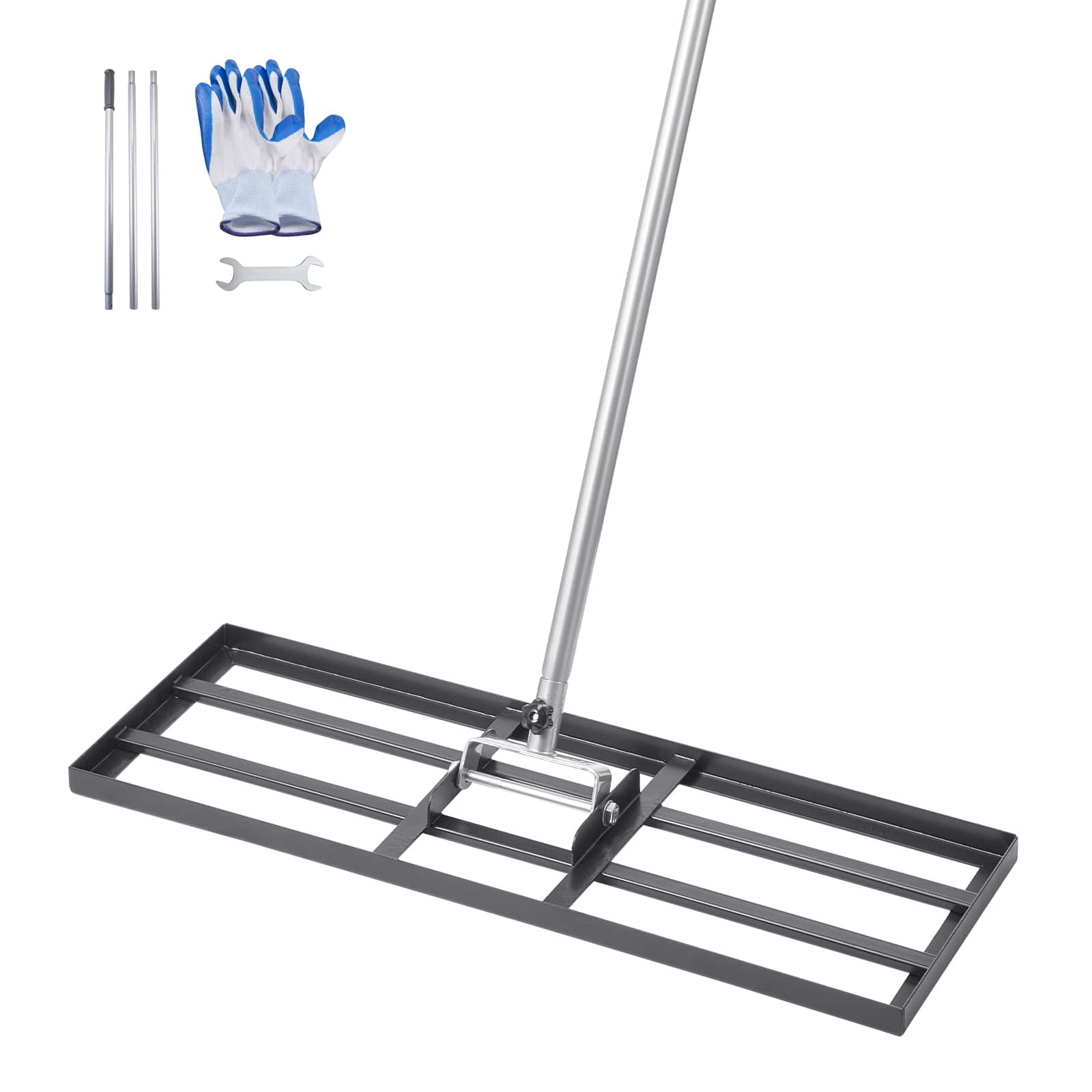 VEVOR - Lawn Leveling Rake, Lawn Leveler with 83.9 in Handle, 30x10 in Ground Plate, Rust-Resistant Carbon Steel Soil Leveler - Black price history on PriceWatchPro