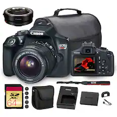 Canon MOUNT ADAPTER EP-E0S 4 R Canon EF-S LENS 18-55mm ZOOM 1:3.5-5.6 CANON IS F EOS REBEL TO Canon L C 200 DSP sO SET M WR fe 58mm EOS SP XC 64GB GB Canon