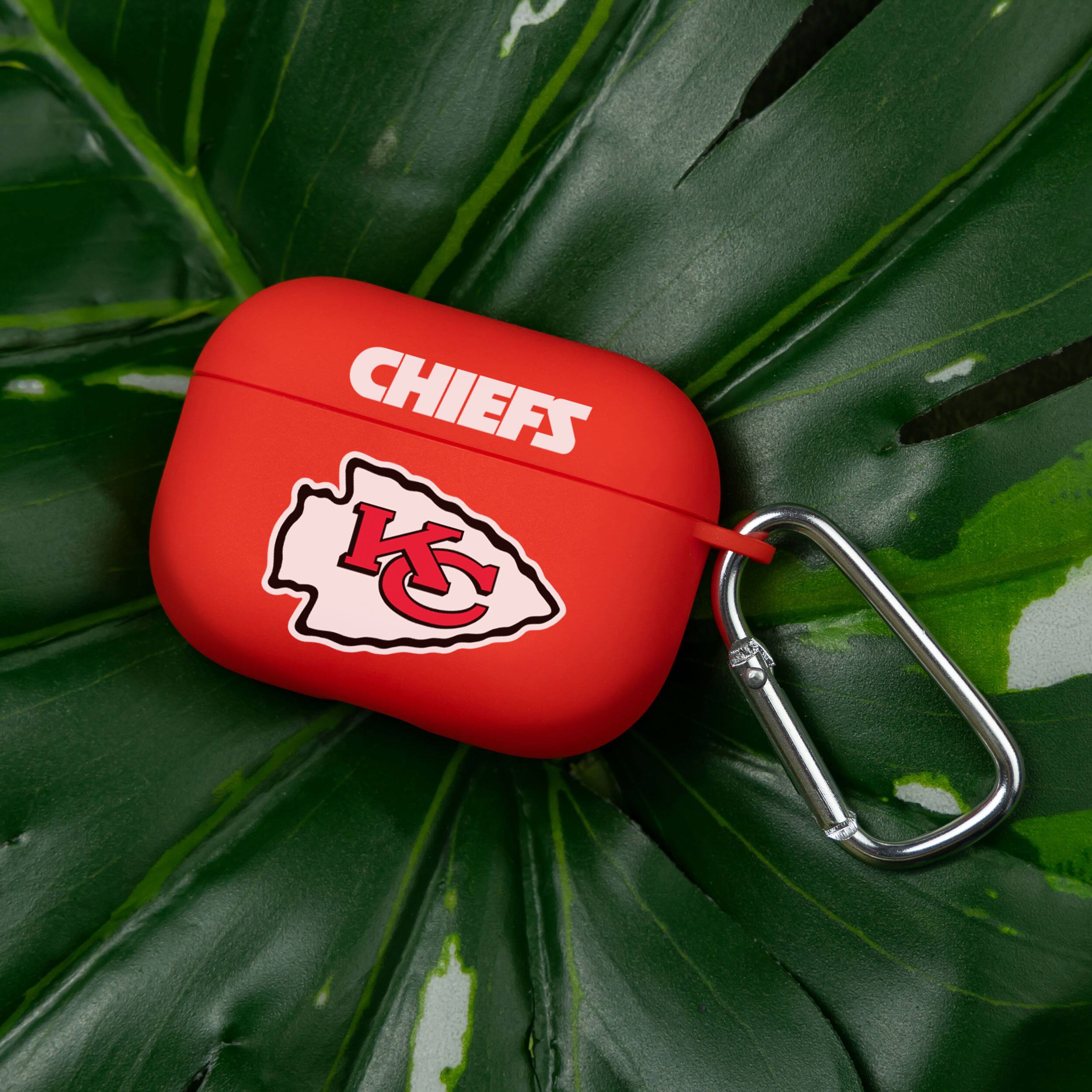 Alt View 2. Artinian - Kansas City Chiefs AirPods Pro Silicone Case Cover - Red.