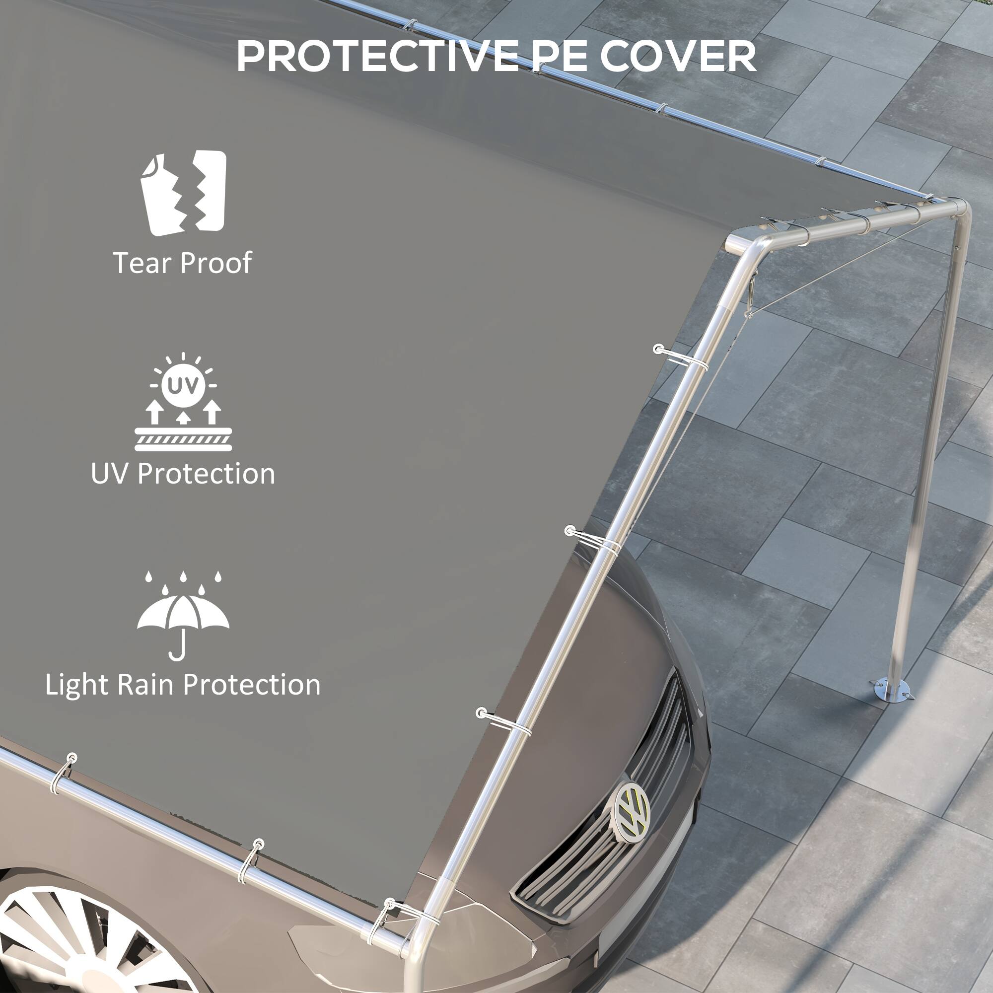PROTECTIVE PE COVER, Tear Proof, UV Protection, Light Rain Protection