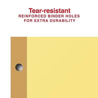 Tear-resistant  
Reinforced Binder Holes for Extra Durability