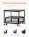 Flexible Mobile Storage
Easy to move anytime
Lockable for Stability
Reinforced Metal Frame with Wheels
Plastic Wheels