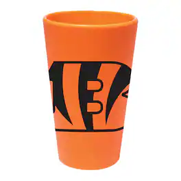 WinCraft - Cincinnati Bengals 16oz. Team Color Silicone Pint Glass - Multicolor