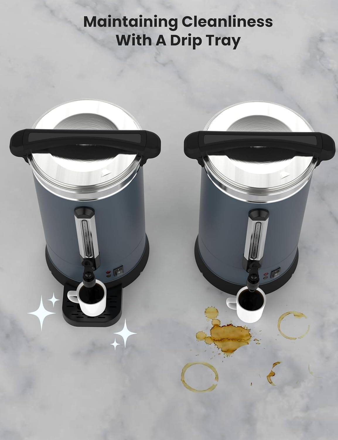 Maintaining Cleanliness With A Drip Tray