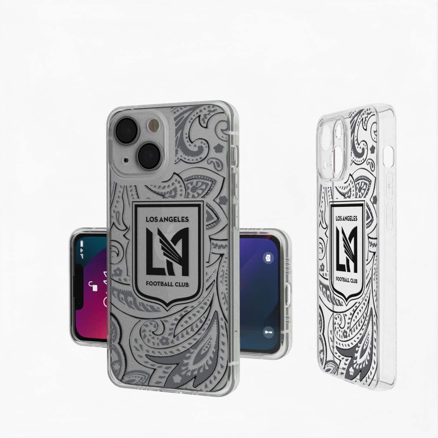 Keyscaper - MLS - LAFC iPhone Paisley Design Clear Case - 13 Pro - Multicolor price history on PriceWatchPro