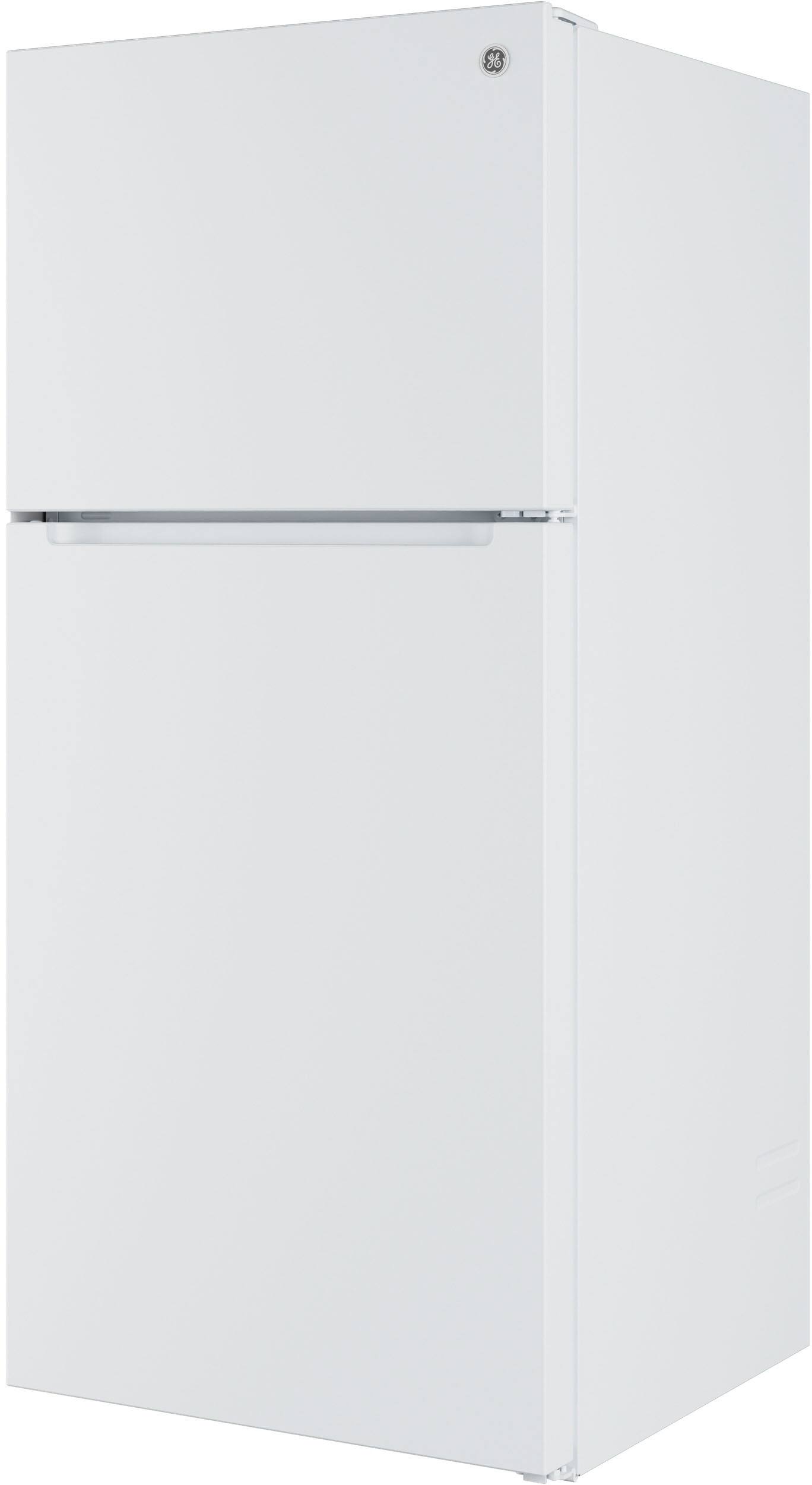 Alt View 26. GE - 30 in. Wide 21 Cu. Ft. Freestanding Garage Ready Top Freezer Refrigerator with Bright LED Lighting - White.