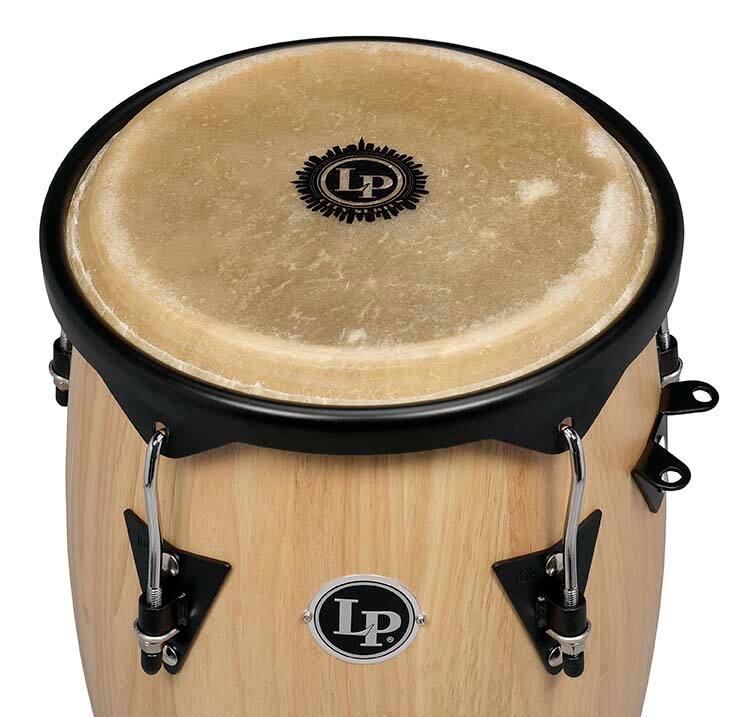 Angle. Latin Percussion - City 10" and 11" Conga Set.