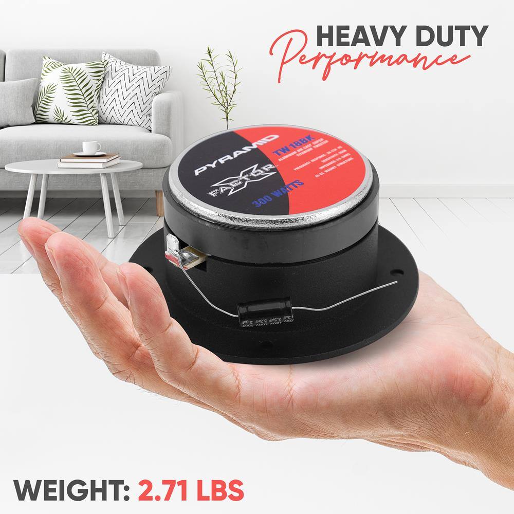 HEAVY DUTY Performance  
PYRAMID WT  
FACKER  
300 WATTS  
WEIGHT: 2.71 LBS