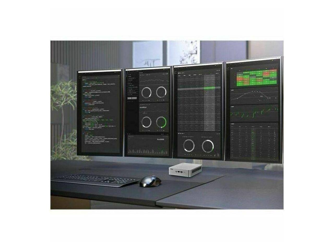 Alt View 3. ASUS - Asus NUC 15 Pro Plus - Intel Core Ultra 9 - 32 GB - 1 TB SSD - Mini PC - Intel Arc 140T - Windows 11 - Silver.