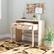 Alt View 23. Linon Home Décor - Rensen Extendable Console Desk - Natural.