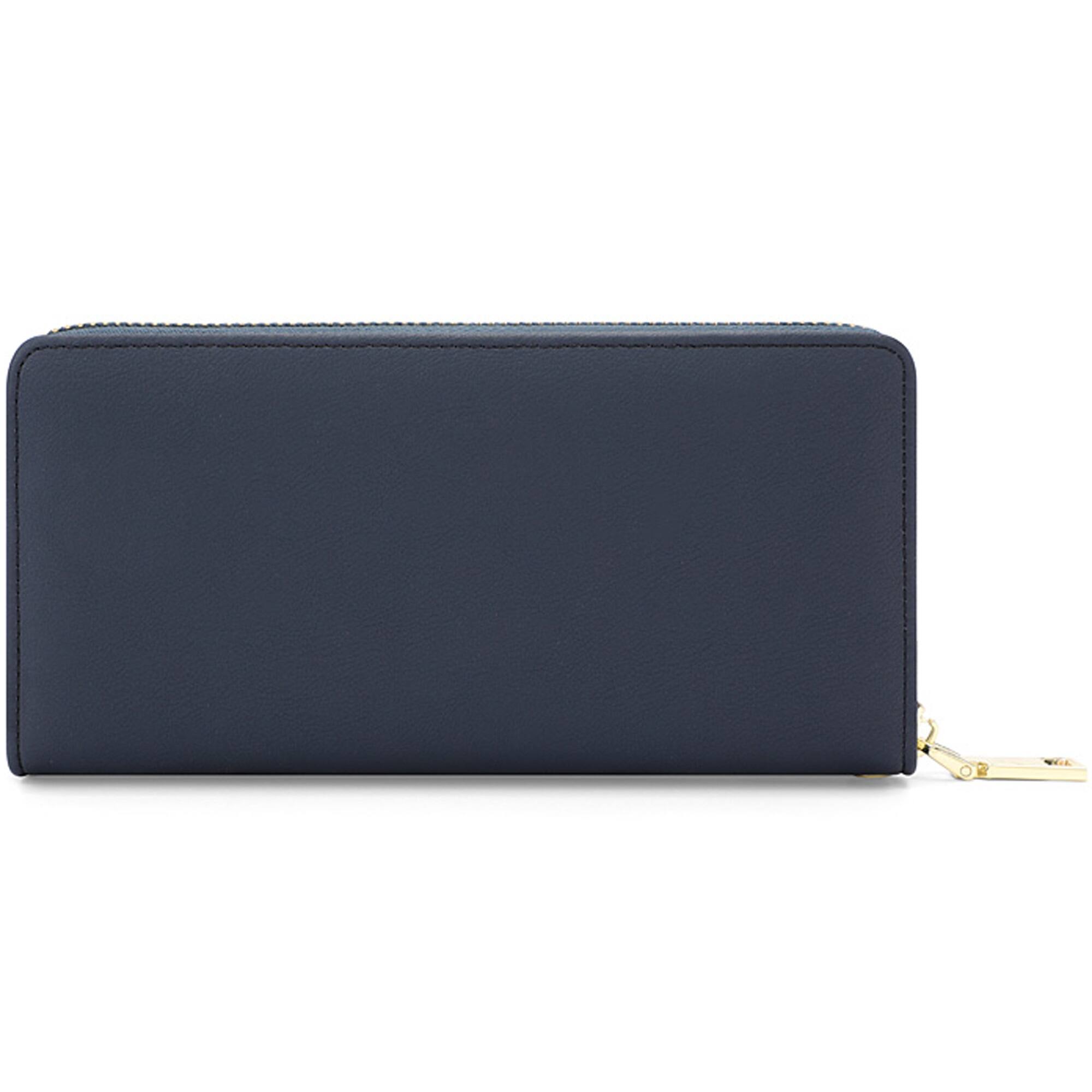 Alt View 1. Champs - Iconic Collection Zip-Around Wallet - Navy.