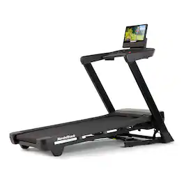 NordicTrack - T Series 16: Folding Treadmill with Incline & Decline, 16" Smart HD Touchscreen, & Powered by iFIT - Black