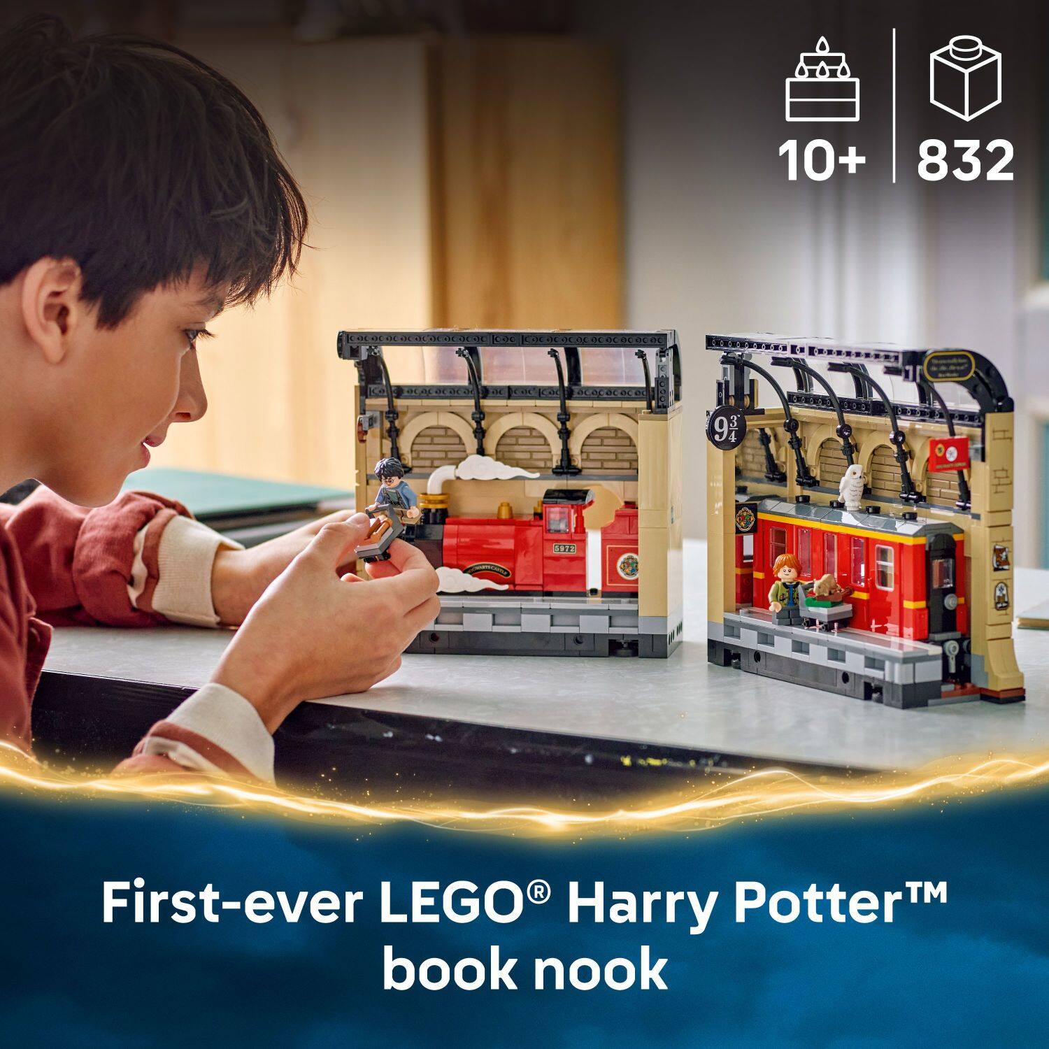First-ever LEGO® Harry Potter™ book nook
10+ 832