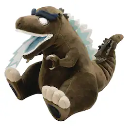 Quantum Mechanix - Godzilla 9 Inch Zippermouth Plush | Atomic Breath Godzilla - Brown