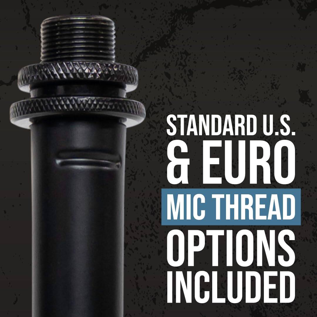 Dazzling Pops Shure By Round Base Desktop Mic Stand With Standard ...