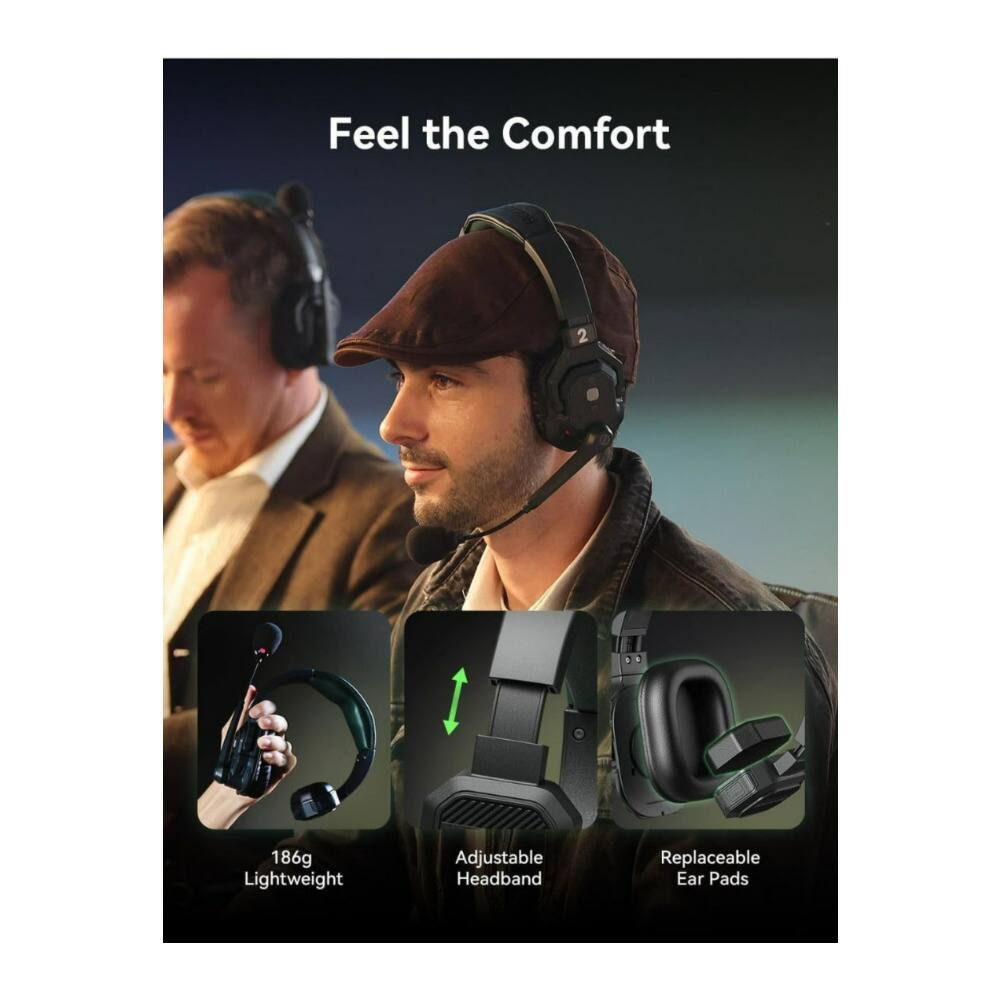 Feel the Comfort

186g Lightweight
Adjustable Headband
Replaceable Ear Pads