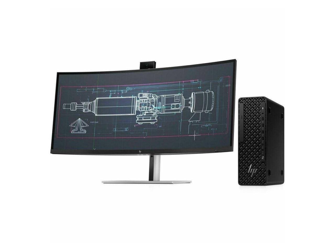 Alt View 5. HP - HP Z2 G1i - Intel Core Ultra 5 245K - 32 GB - 1 TB SSD - Win 11 Pro - NVIDIA A400 4 GB - Gigabit - 500W - Black.