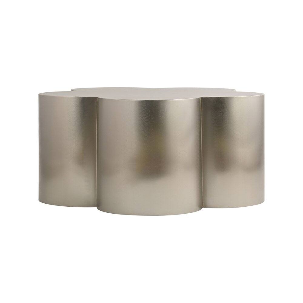 Alt View 1. Meridian Furniture - Lucky Silver Iron Coffee Table - Silver.