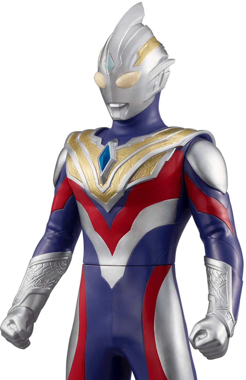 Alt View 3. PopMarket - BanPresto - Ultraman Trigger - Mulititype Soft Vinyl Statue   - Collectibles - Multicolor.