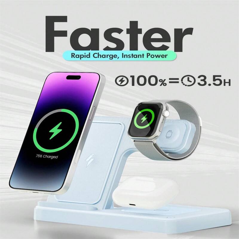 Faster  
Rapid Charge, Instant Power  
100% = 3.5H  
75% Charged