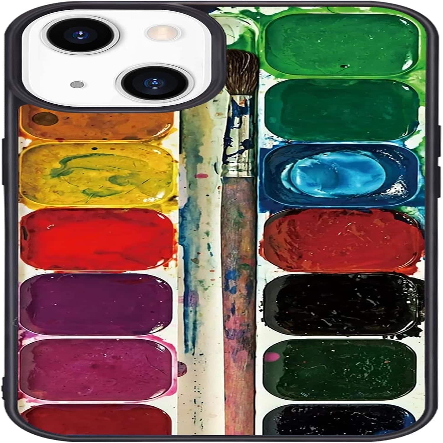 Watercolor Paintbox Paint Palette Phone Case for iPhone 12/12 PRO - Multicolor