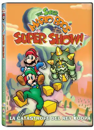 Front. The Super Mario Bros Super Show! La Catastrofe del rey Koopa - DVD.