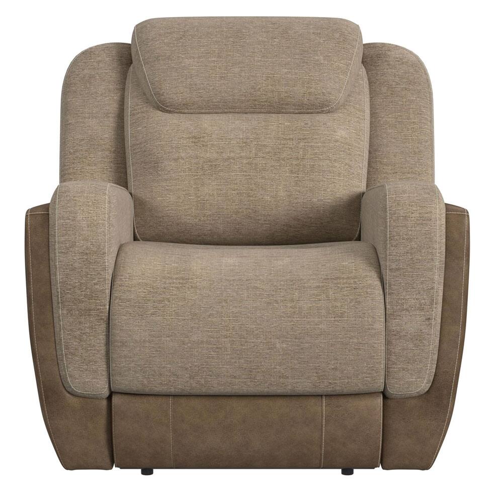 Left. Elements - Hornet Recliner - Beige - Beige.