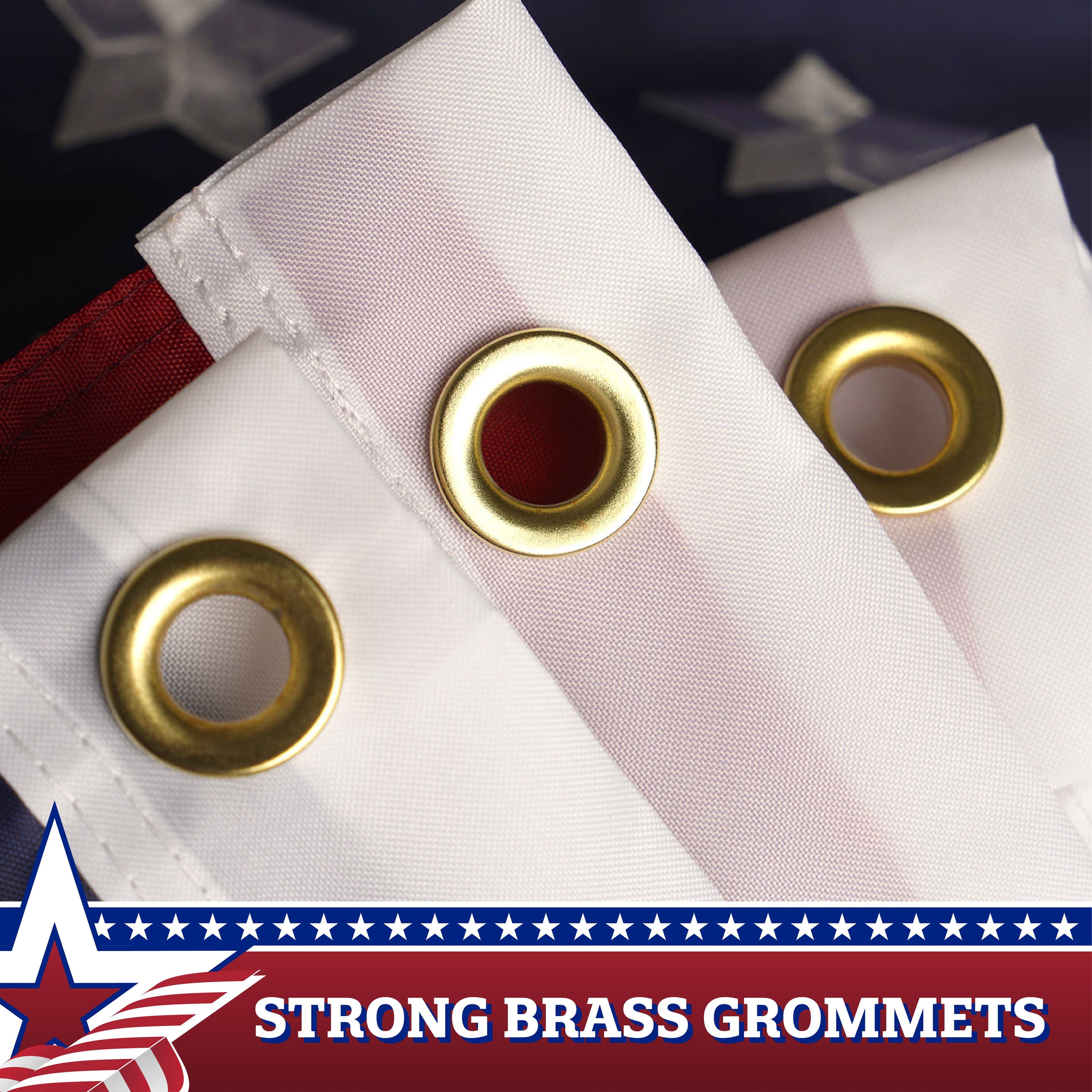 STRONG BRASS GROMMETS