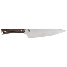 Front. Shun - Kanso 8 Inch Chef's Knife - Brown.