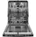 Alt View 11. GE Profile - Top Control Built-In Dishwasher with Stainless Steel Tub, 3rd Rack, 45dBA - Black Stainless Steel.