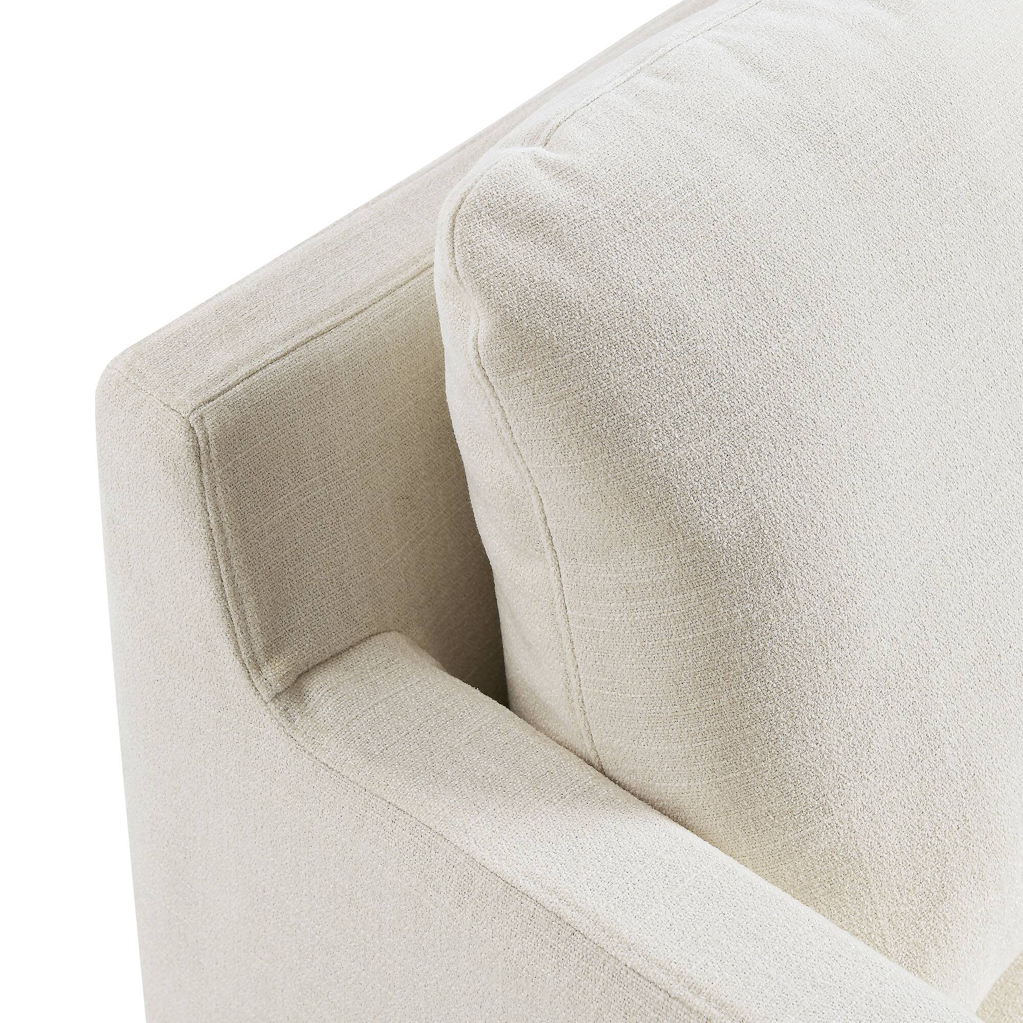 Alt View 4. Modway - Serene Fabric Slipcovered Swivel Armchair by Modway - Gray.