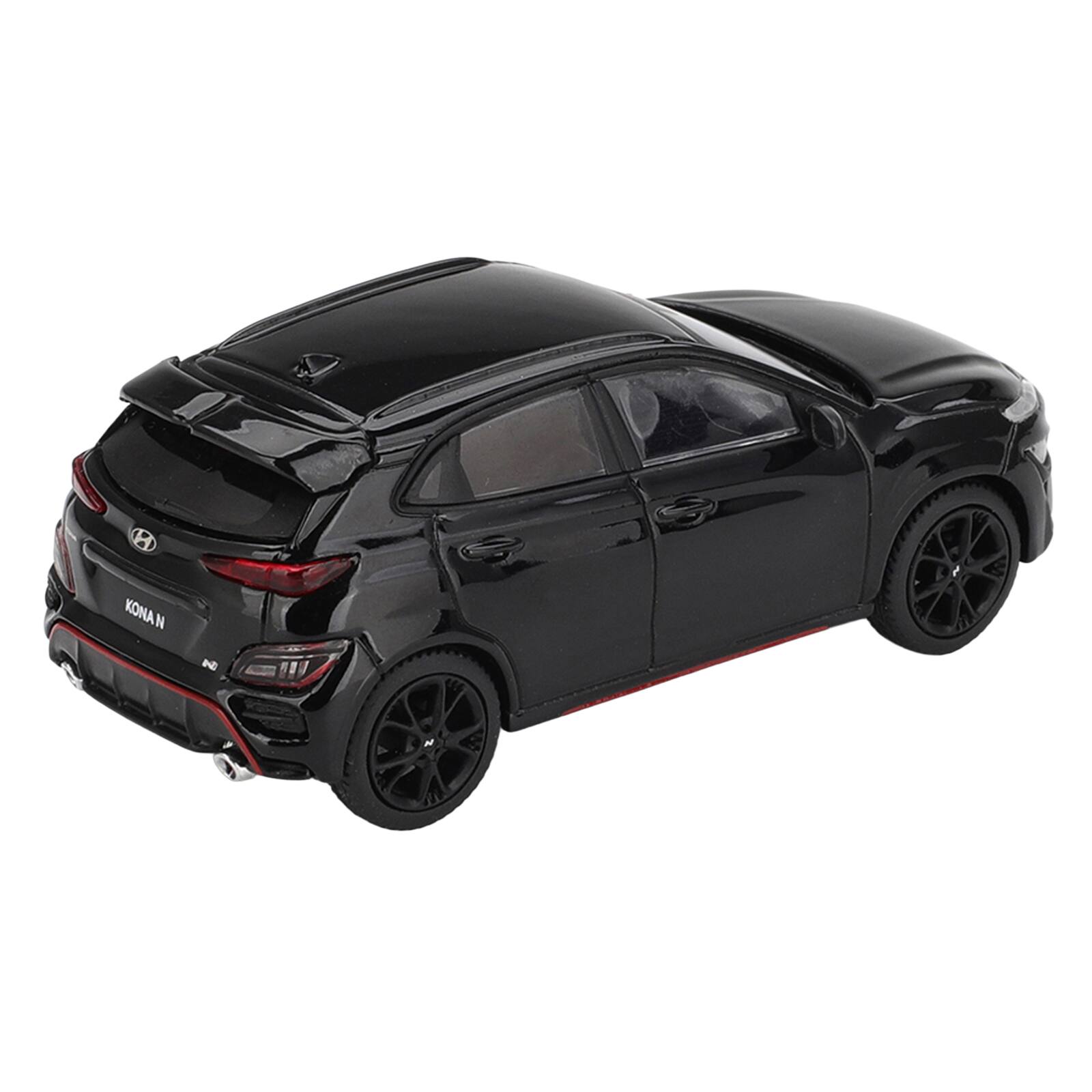 Alt View 2. True Scale Miniatures - Hyundai Kona N Phantom Black Limited Edition 1/64 Diecast Model Car by Mini GT.
