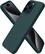Front. Ornarto - ORNARTO Compatible with iPhone 15 Pro Max Case 6.7", Slim Liquid Silicone Full Covered Protective Cover-Olive Green - Olive Green.