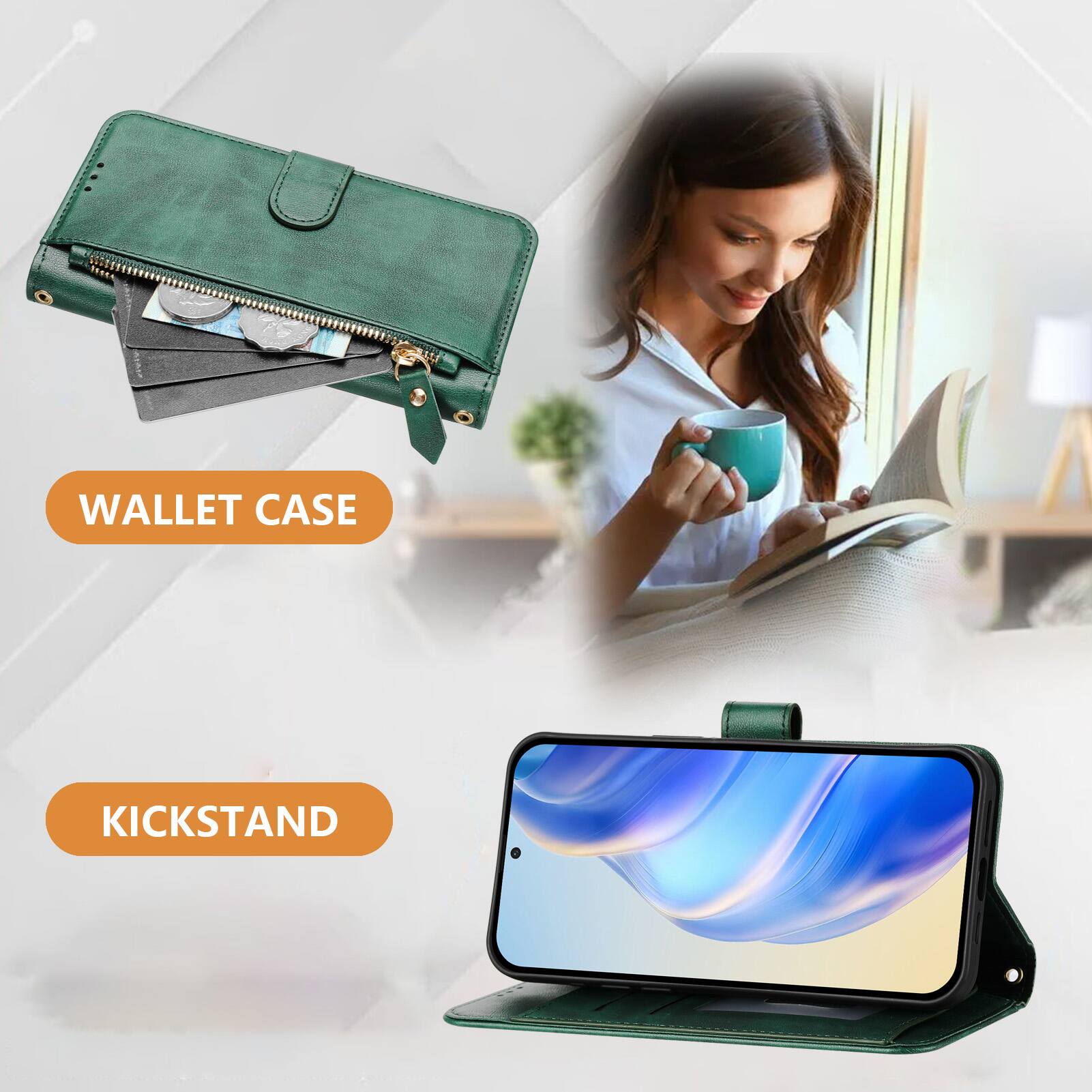 WALLET CASE  
KICKSTAND