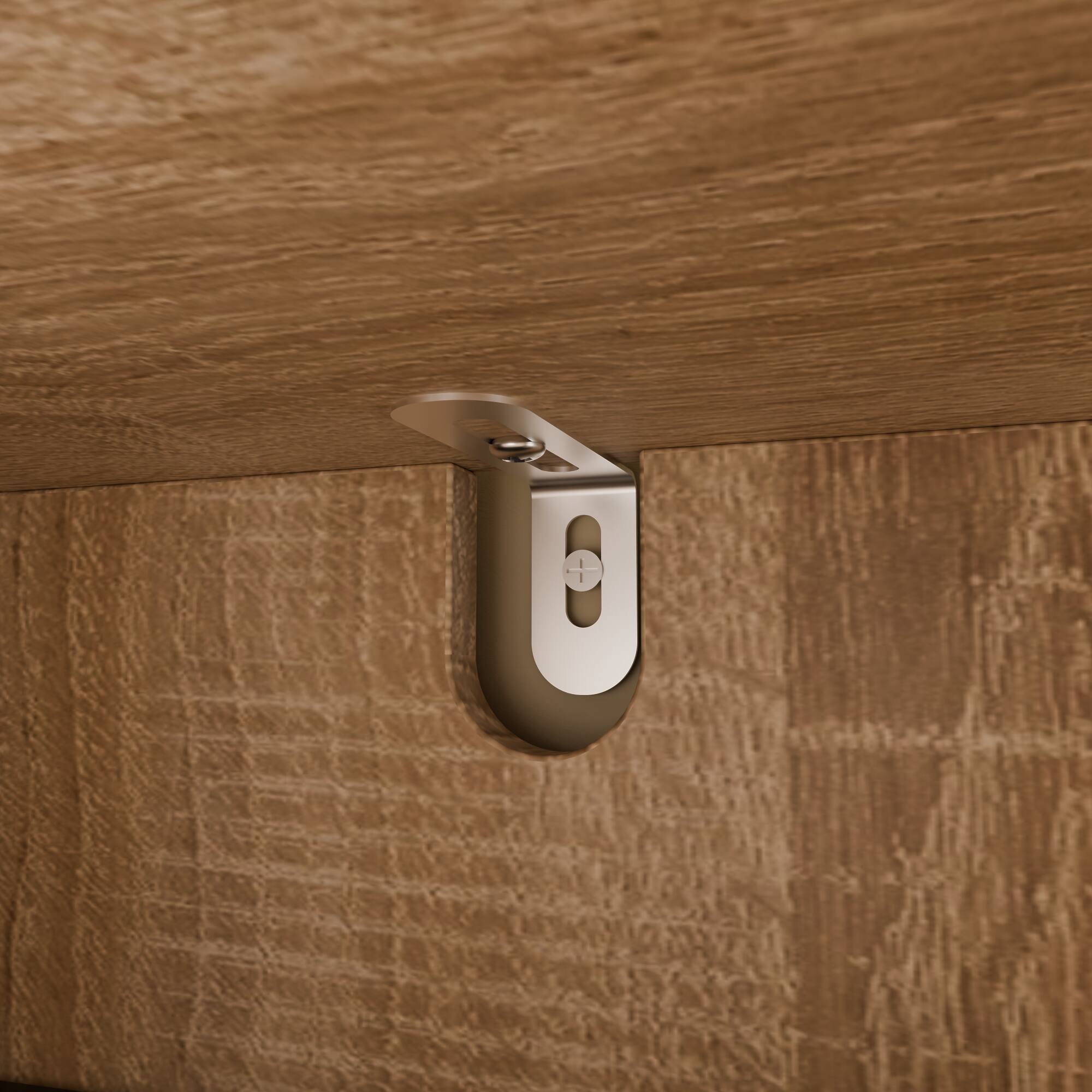 Alt View 7. Famapy - Famapy 4 - Drawer Nightstand: Hidden NFC - Locked Compartment & Anti - Tipping - Wooden.