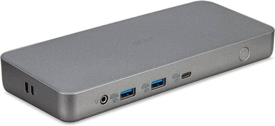 Acer - USB-C Dock D501 | 2x HDMI, 2x DP, USB-C, 6x USB 3.1, Ethernet | Works with Chromebook | USB-A/C Required