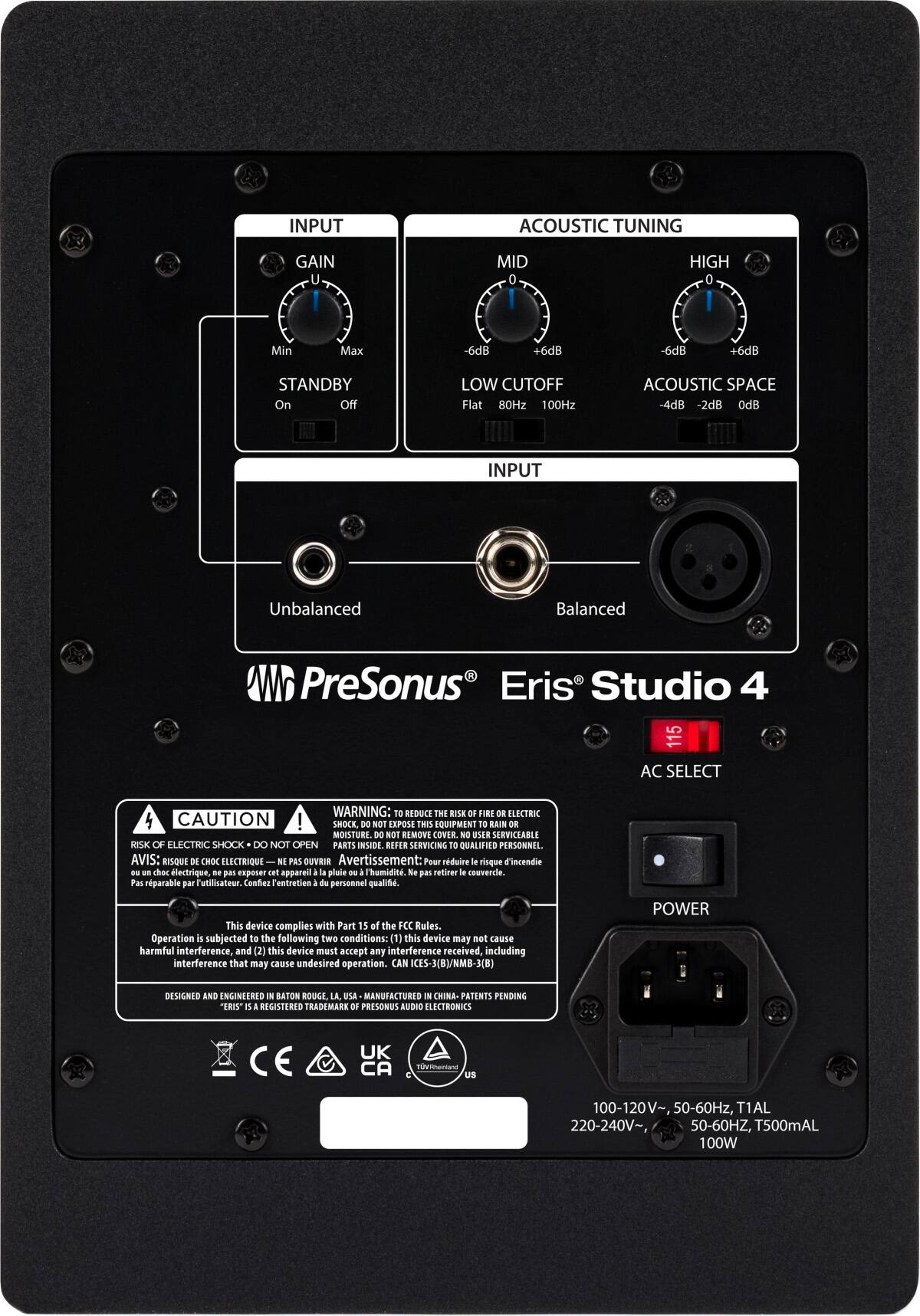 Alt View 11. PreSonus - Studio Monitors ERIS STUDIO 4 - Black.