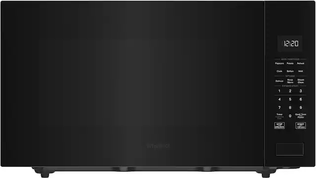 12:20
AUTO FUNCTIONS
Popcorn Potato Reheat
OPTIONS
Cook Soften Melt
Defrost Keep Steam
Warm Clean
EXPRESS START
1 2 3
4 5 6
7 8 9
Timer
Hold to Set
Cook Time Power
STOP UNLOCK
START +30 Sec
Whirlpool