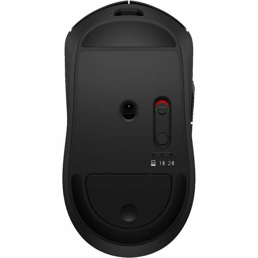 Alt View 4. HP - HP 705 Rechargeable Wireless Mouse (AZ7B1AA) - Wireless - Bluetooth/Radio Frequency - 2.40 GHz - Rechargeable - USB Type - Black.